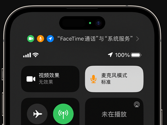 延长苹果授权维修网点分享iPhone在通话时让你的声音更清晰 