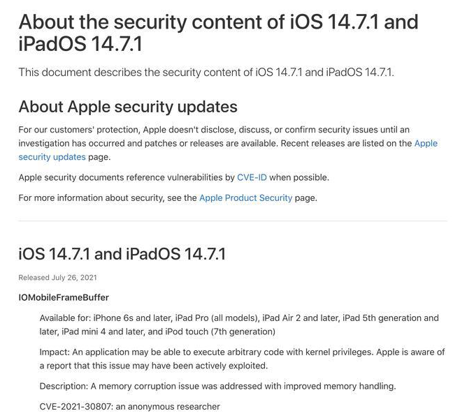 延长苹果手机维修分享iOS 14.7.1 正式版更新内容及升级方法 